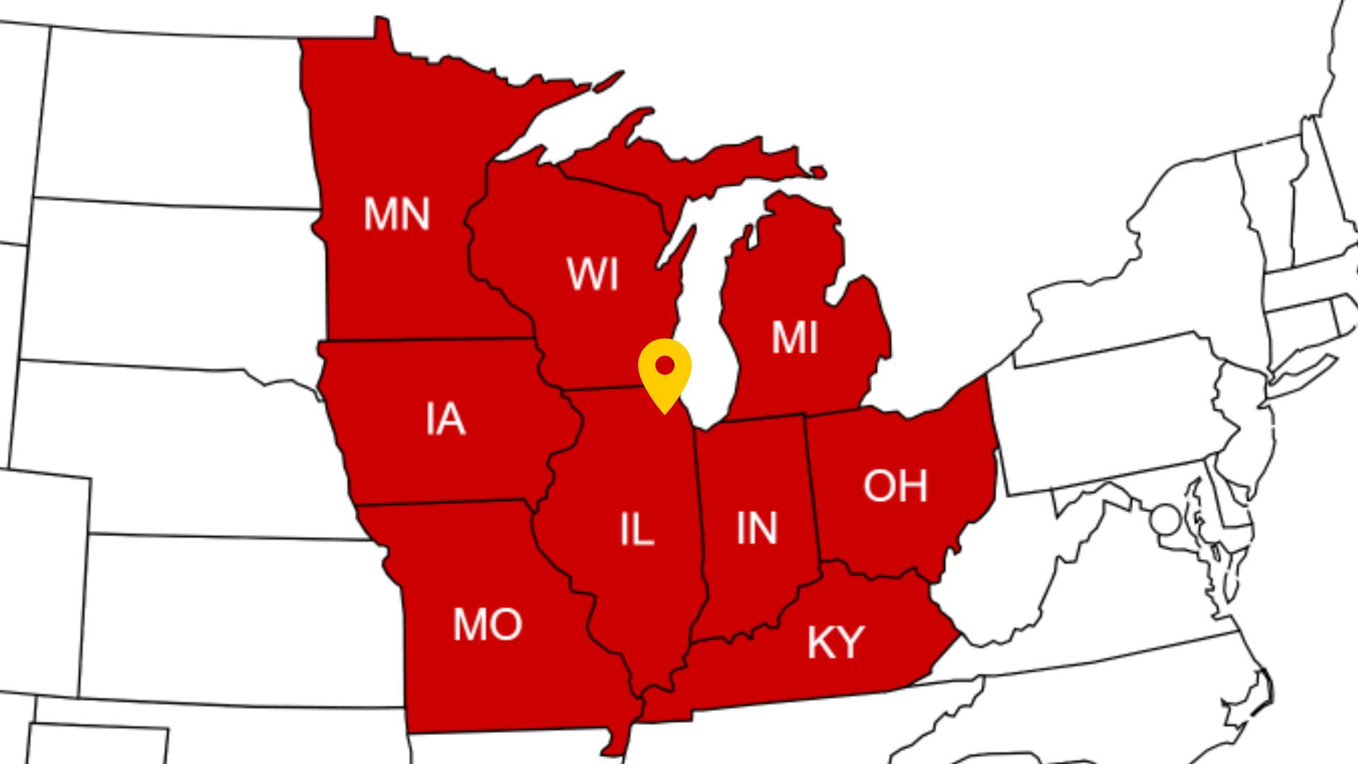 Midwestern USA Region